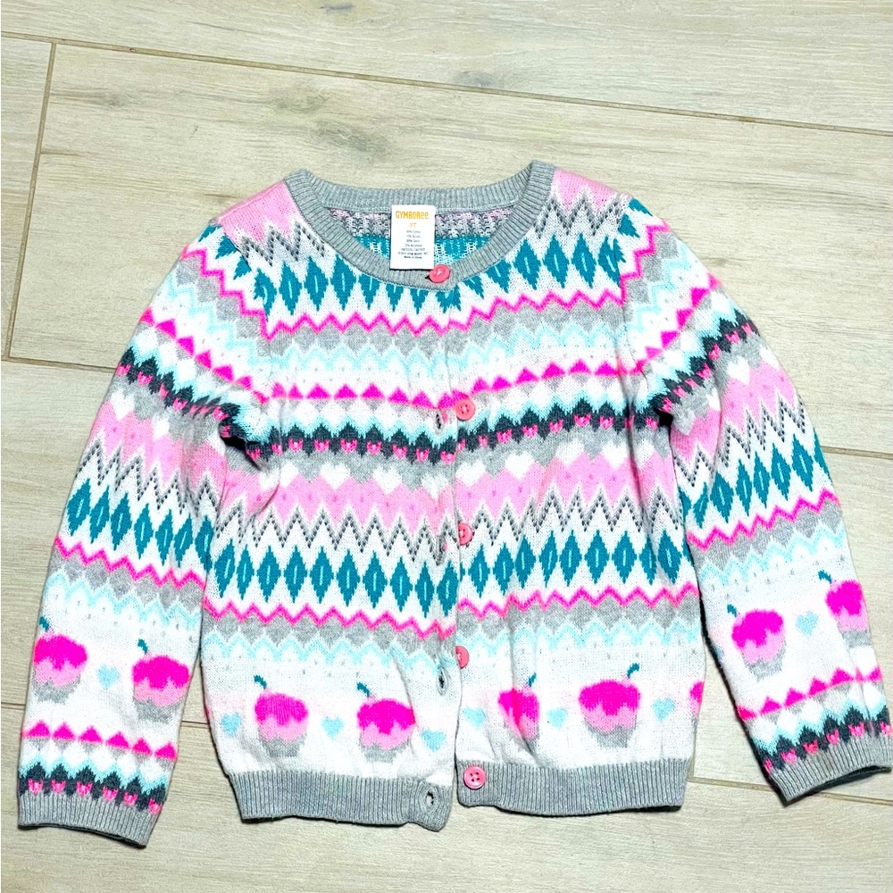 Toddler buttoned up sweater